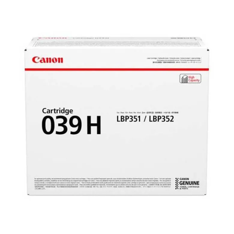 TONER CANON 039H ISENSYS LBP351X LBP352X NEGRO