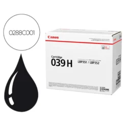 TONER CANON 039H ISENSYS LBP351X LBP352X NEGRO