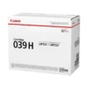 Toner Canon 039H Negro Alta capacidad