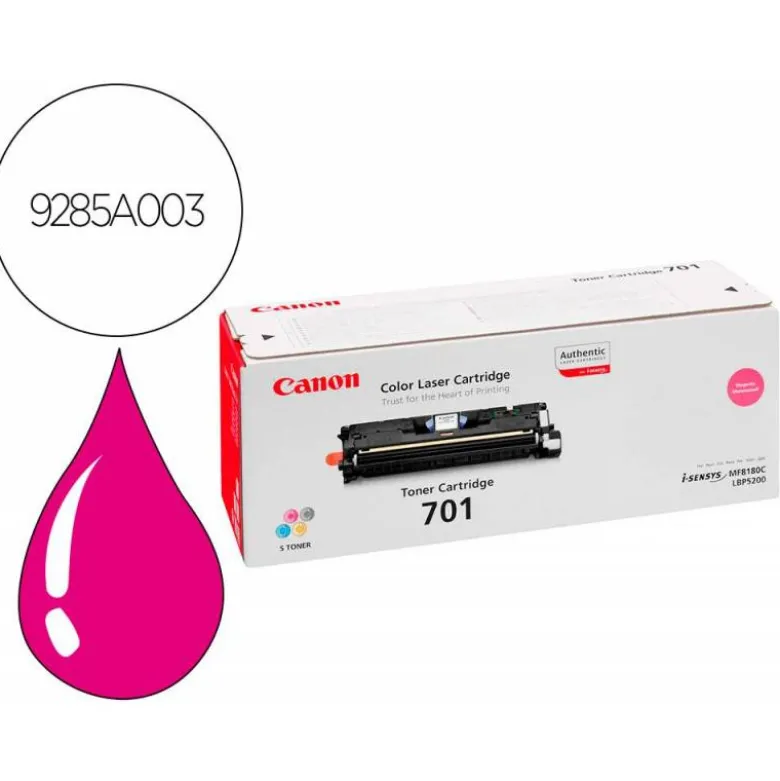 TONER CANON 701MH LBP5200 MF8100 MF8180 MAGENTA