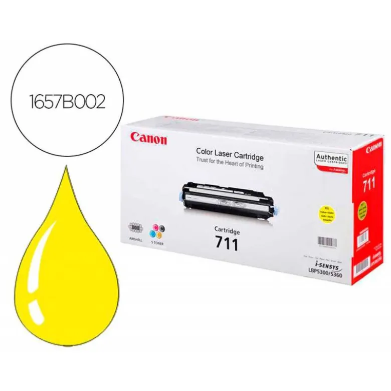 TONER CANON 711Y LBP5300 LBP5360 AMARILLO