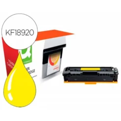 TONER COMPATIBLE Q-CONNECT CANON LBP611Y I-SENSYS LBP610 AMARILLO ALTO RENDIMIENTO 2200 PAGINAS