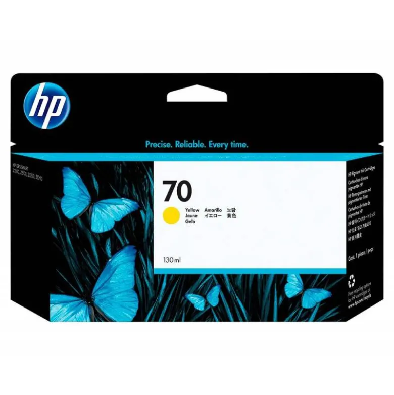 TONER HP 70 DESIGNJET Z3100 COLOR AMARILLO C9454A