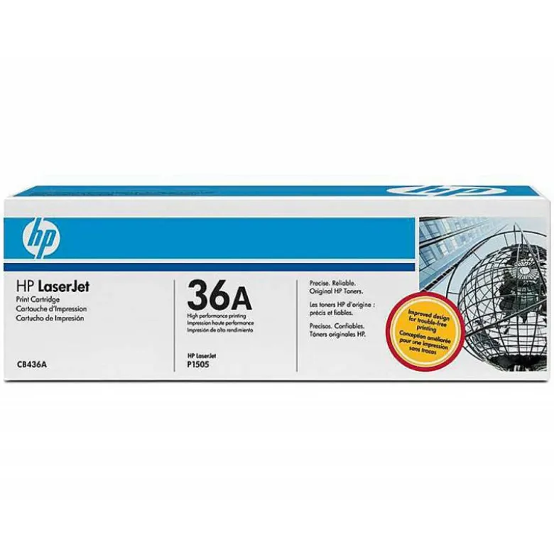Toner HP 36A CB436AD color Negro