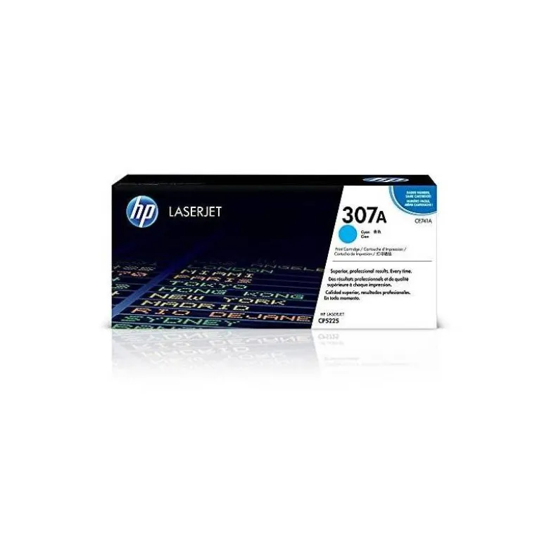 Toner HP 307A CE741A color Cian