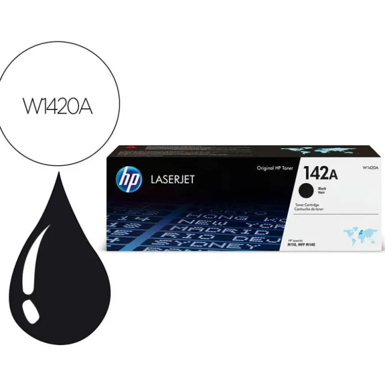 TONER HP 142A COLOR NEGRO W1420A