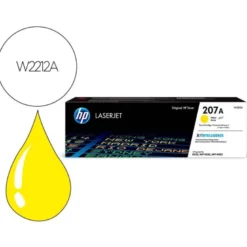 TONER HP 207A HP LASERJET PRO M255DW / M255NW / M282NW / M283FDN AMARILLO 1250 PAGINAS