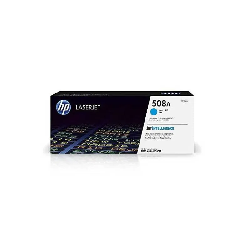 TONER HP 508A LASERJET ENTERPRISE M552/553/577 CIAN 5.000 PAG