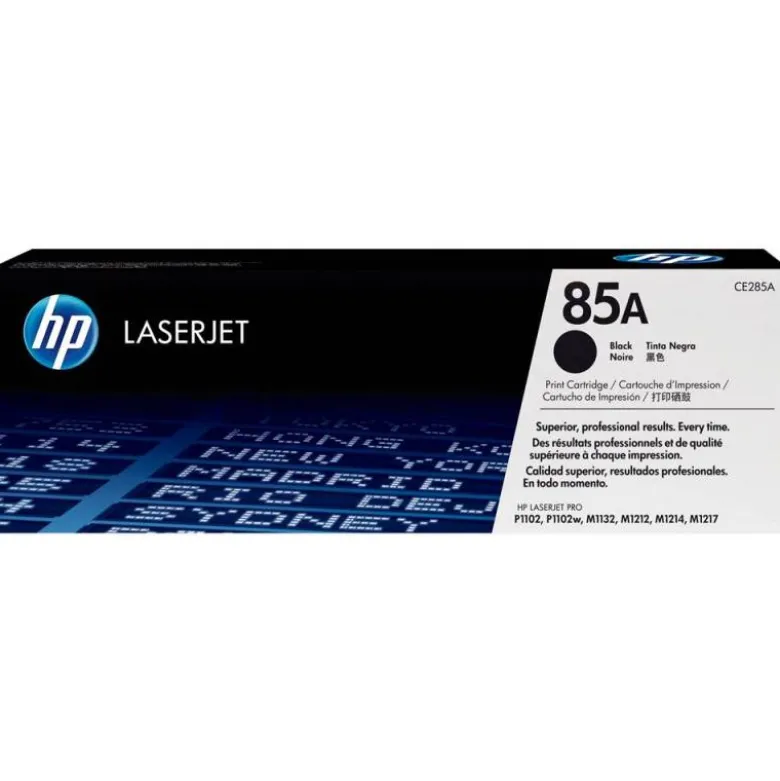 TONER HP 85A LASERJET P1100/P1102 -CE285A- NEGRO 1.600 PAGS