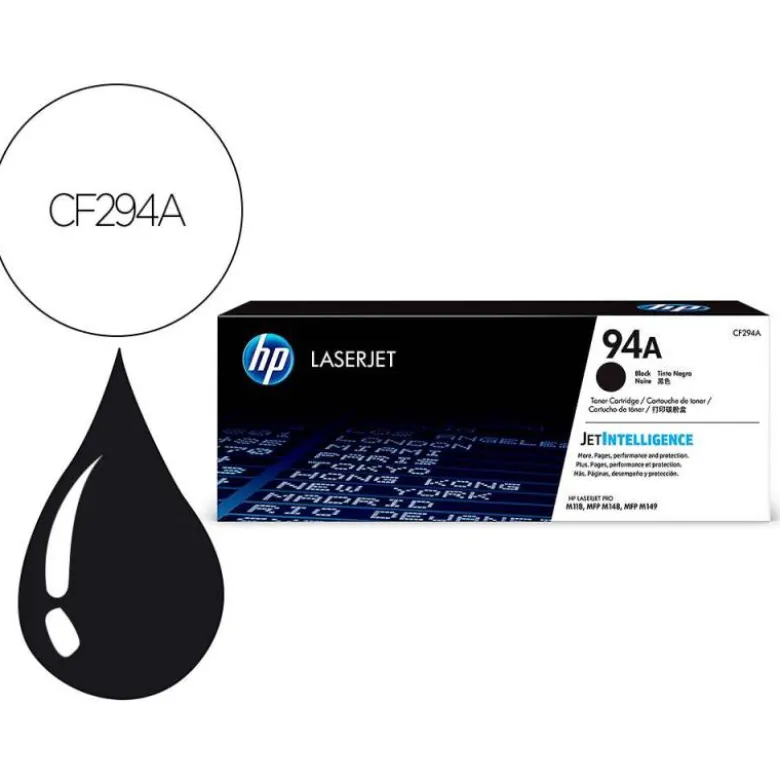 TONER HP 94A LASERJET PRO M118/M140/M148 NEGRO 1200 PAGINAS