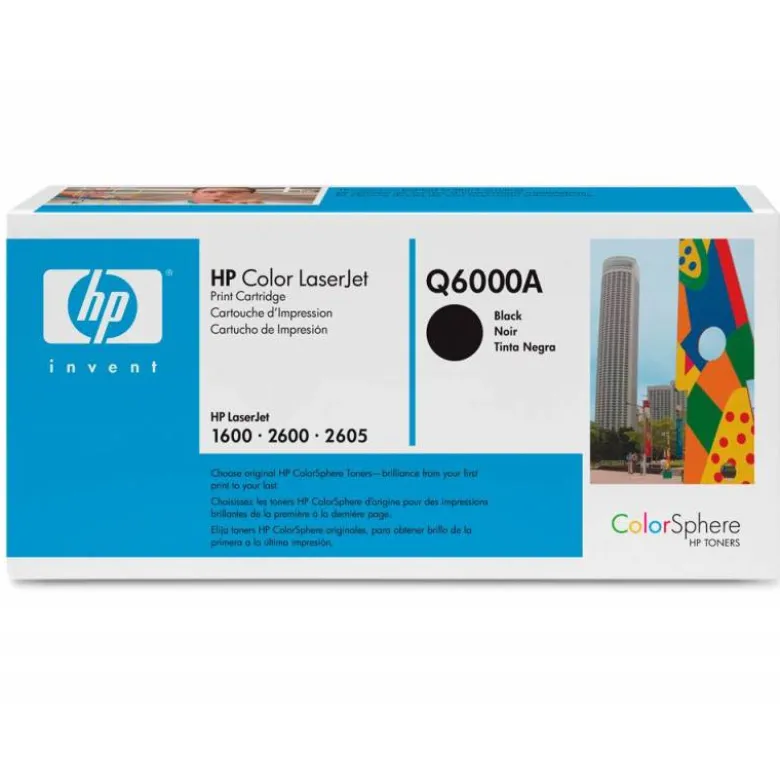 Toner HP 124A Q6000A color Negro