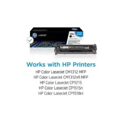 TONER HP CB540A COLOR LASERJET CP-1215/CP-1515/CP-1518 NEGRO WITH COLORSPHERE -2200PAG-