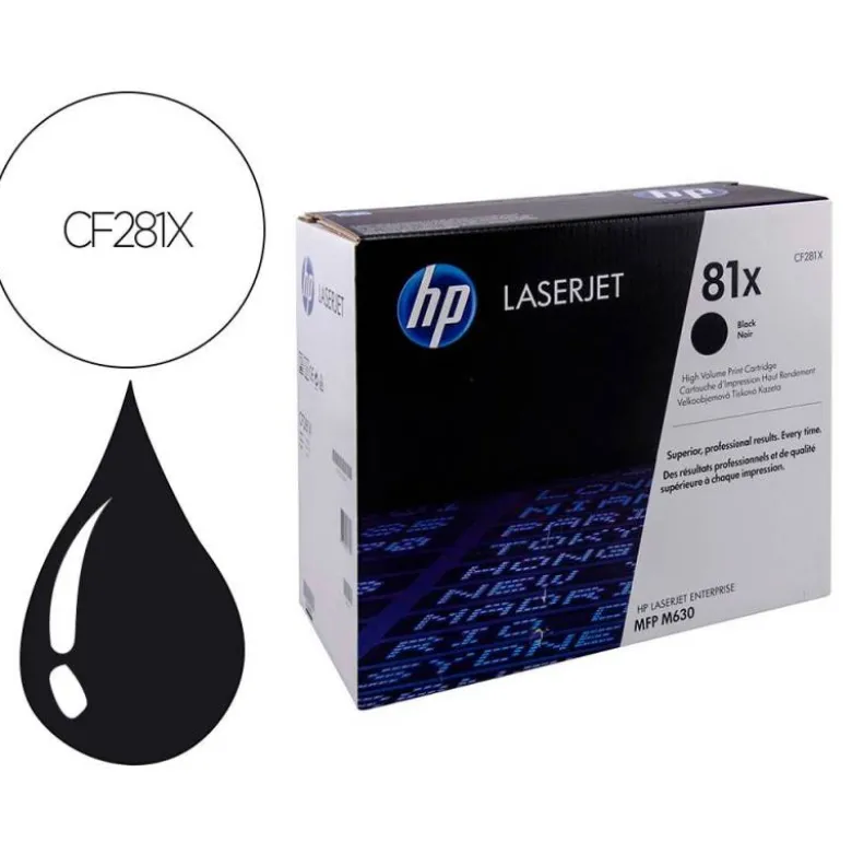 TONER HP CF281X NEGRO /15.000 PAGINAS/M605 M606 M630
