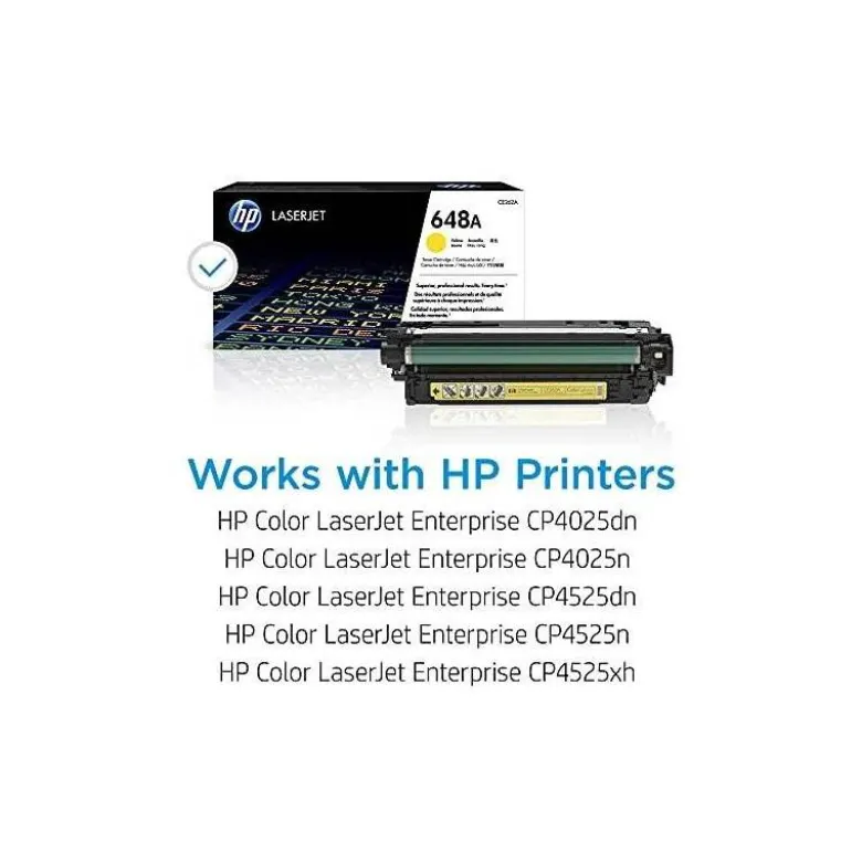 TONER HP COLOR LASERJET CP4025/CP4525 -CE262A- AMARILLO 11.000 PAGS