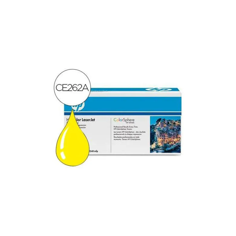 TONER HP COLOR LASERJET CP4025/CP4525 -CE262A- AMARILLO 11.000 PAGS