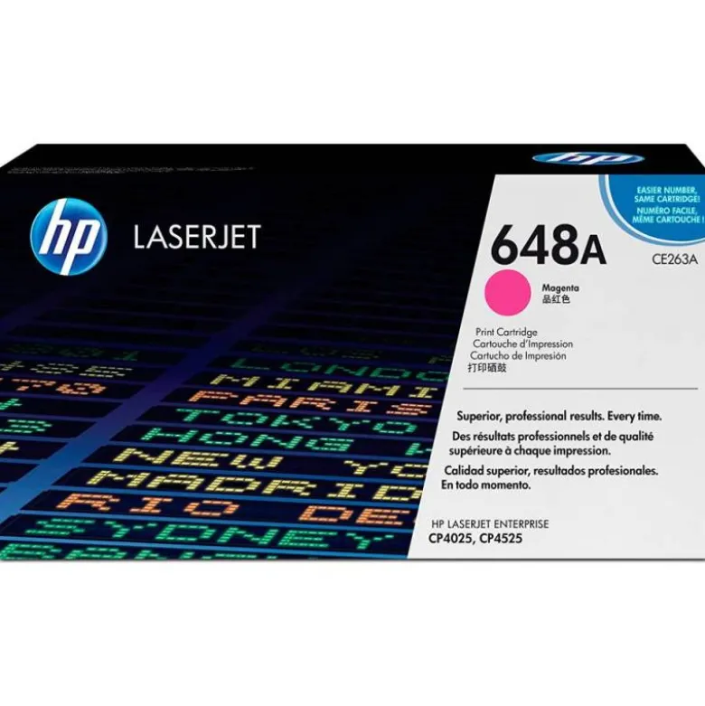TONER HP COLOR LASERJET CP4025/CP4525 -CE263A- MAGENTA 11.000 PAGS