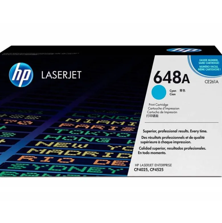 TONER HP COLOR LASERJET CP4025/CP4525 -CE261A- CIAN 11.000 PAGS