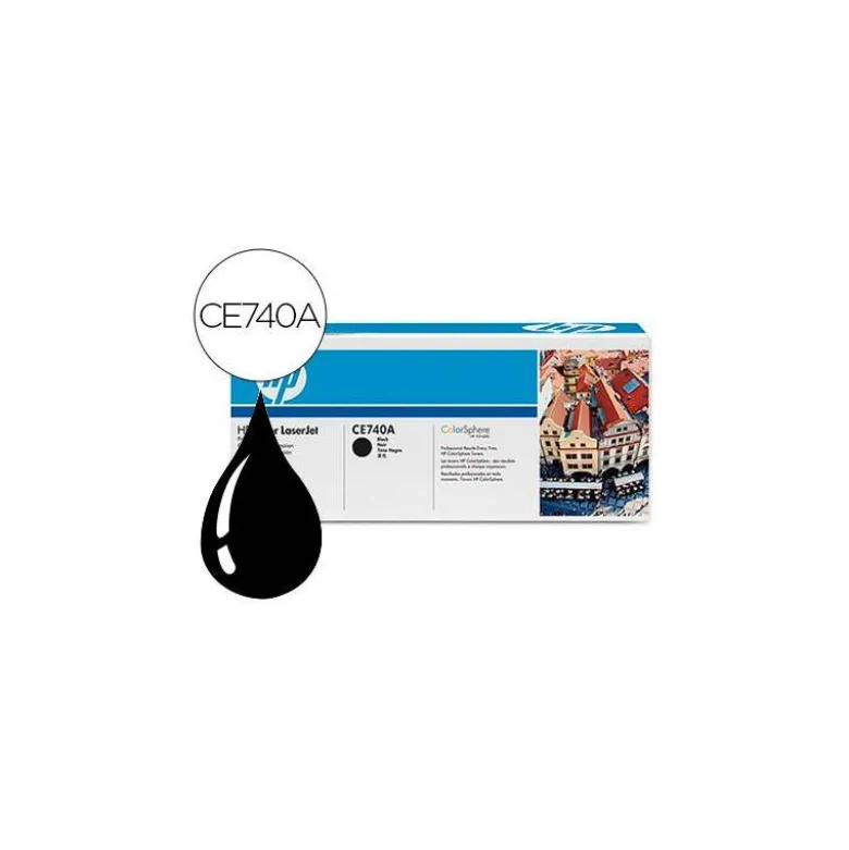 TONER HP COLOR LASERJET CP5225 CP5225N CP5225D -CE740A- NEGRO 7.000 PAGS