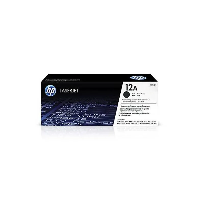 TONER HP LASERJET 1010 1012 1015 1018 1020 1022 3015 3020 3030 3050 3052 3055 12A NEGRO PACK 2 2.000 PAG