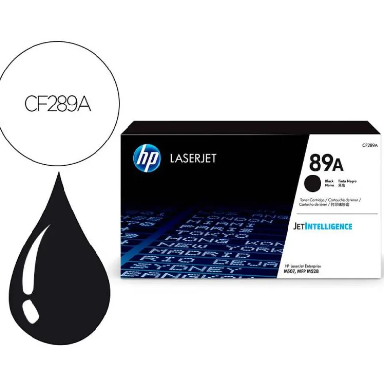 TONER HP LASERJET 89A M507 / MFP M528 NEGRO 5000 PAGINAS