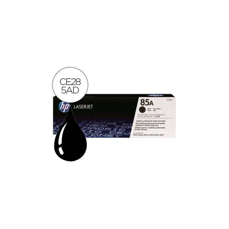 TONER HP LASERJET CE285A NEGRO 1600 PAG PACK 2