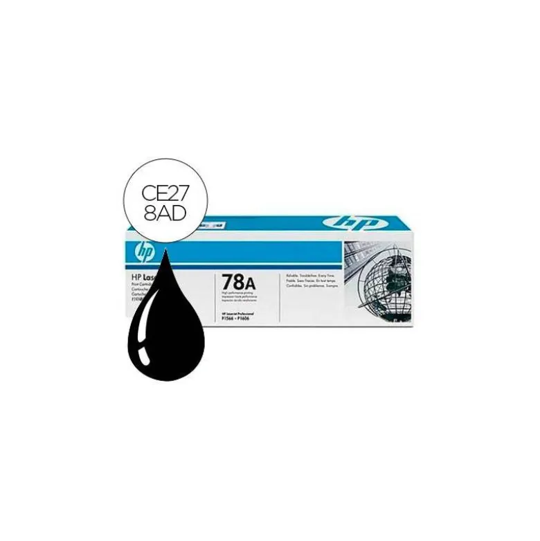 TONER HP LASERJET CE278A NEGRO 1600 PAG PACK 2