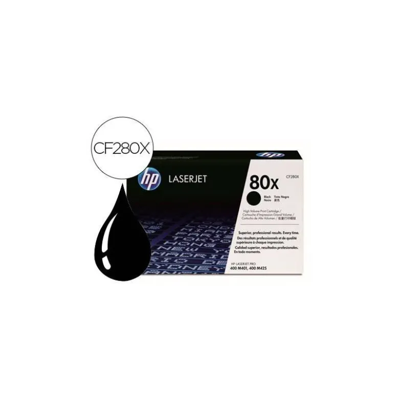 TONER HP LASERJET CF280X NEGRO 6900 PAG
