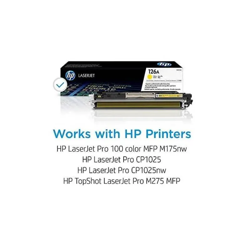 TONER HP LASERJET CP1025 MFP M175A CE312A AMARILLO 1000 PAG