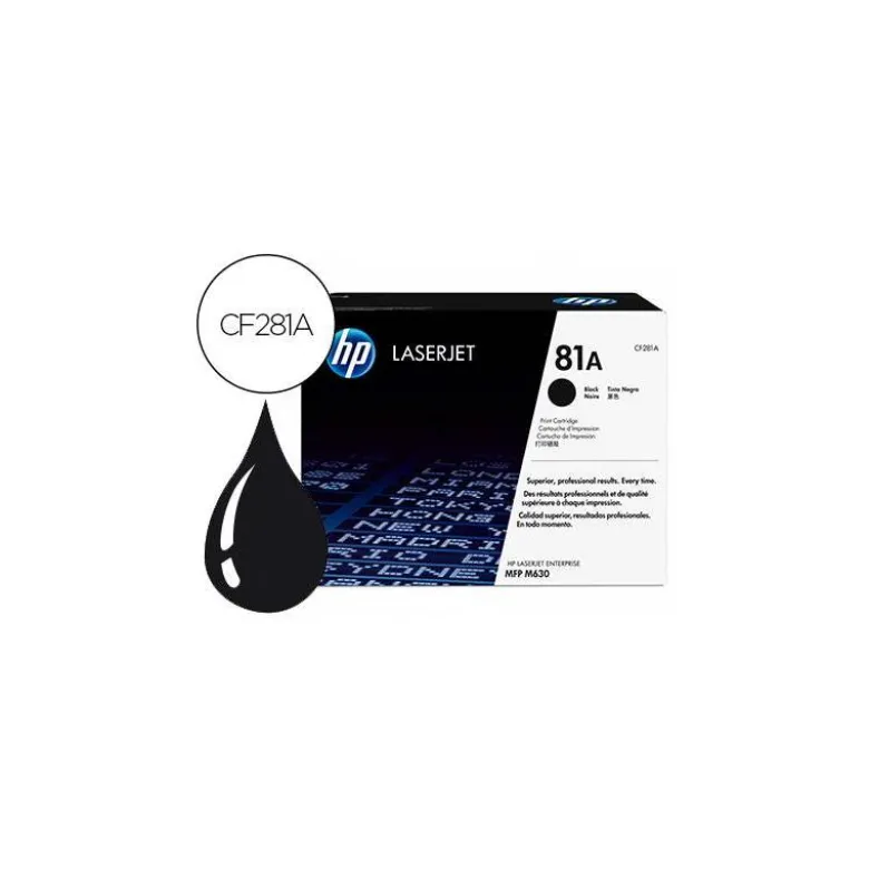 TONER HP LASERJET N.81 MFP M630 NEGRO 10.500 PAGINAS