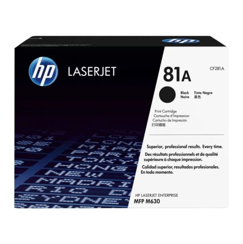 TONER HP LASERJET N.81 MFP M630 NEGRO 10.500 PAGINAS