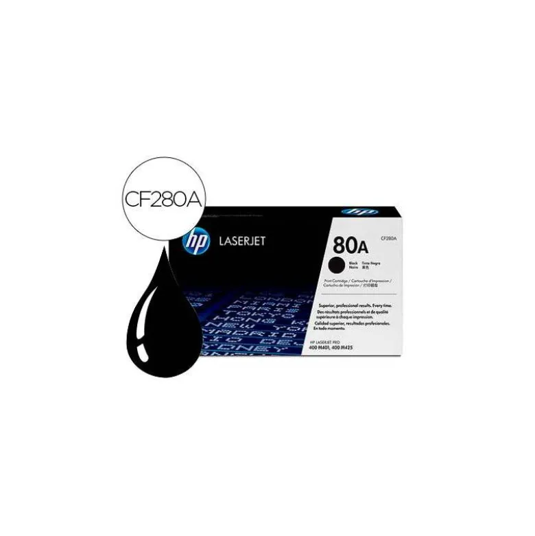 TONER HP LASERJET NEGRO CF280A 2700 PAG