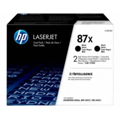 TONER HP LASERJET 87X ENTERPRISE M506 MFP M527 PRO M501 NEGRO PACK DE 2 UNIDADES 18000 PAGINAS