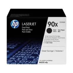 TONER HP LASERJET 90X ENTERPRISE M4555MFP NEGRO PACK DE 2 UNIDADES 24000 PAGINAS