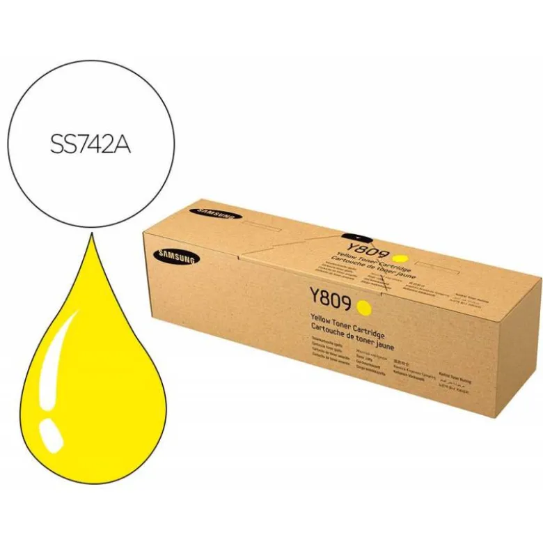 TONER HP SAMSUNG CLX-9201NA / CLX-9251NA / CLX-9301NA AMARILLO CLTY809S/ELS