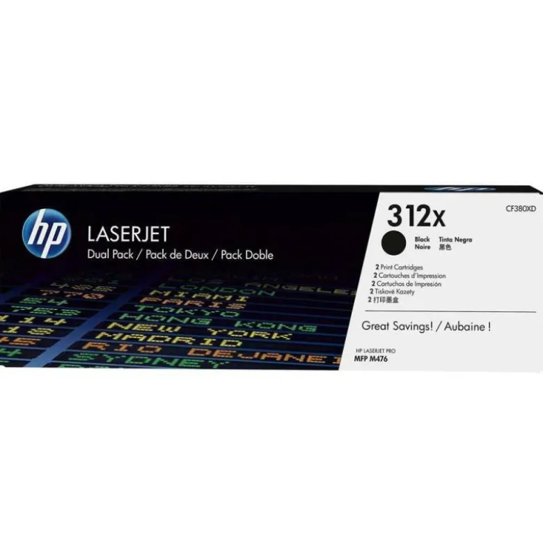 Toner HP 312X color Negro CF380XD