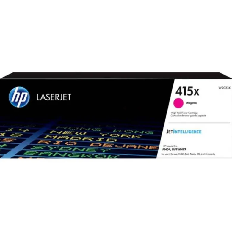 TONER HP 415X LASER COLOR M454 / MFP M479 MAGENTA 6000 PAGINAS