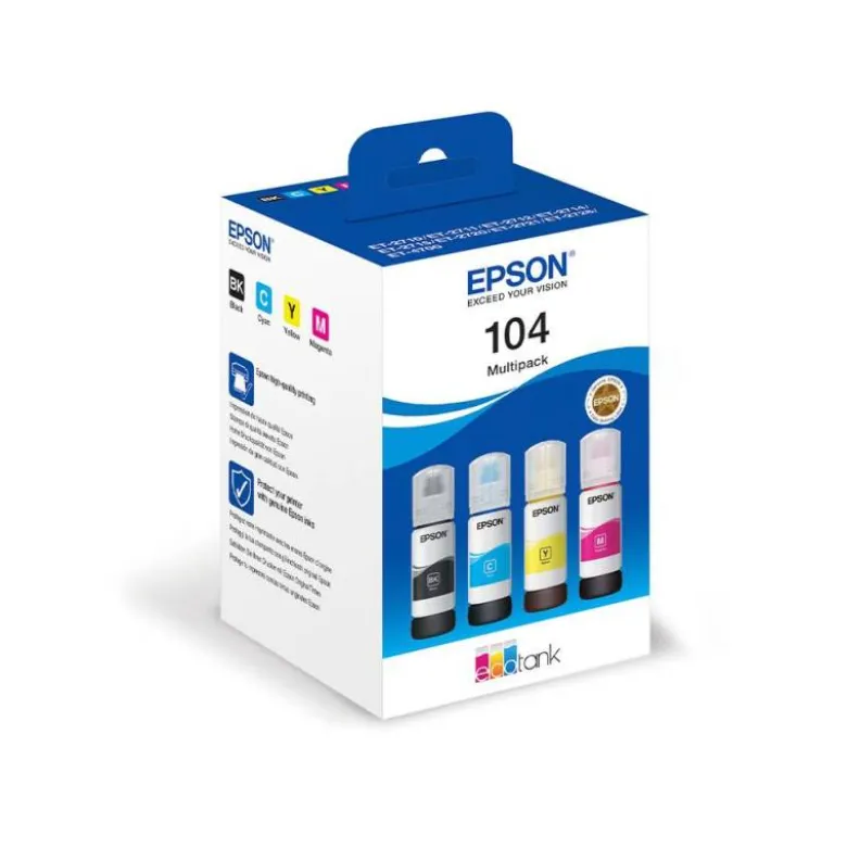 TONER INK-JET EPSON 104 MULTIPACK /ECOTANK ET-2710 / ET-2711 / ET-2712 / ET-2714 / ET-2715 C13T00P640