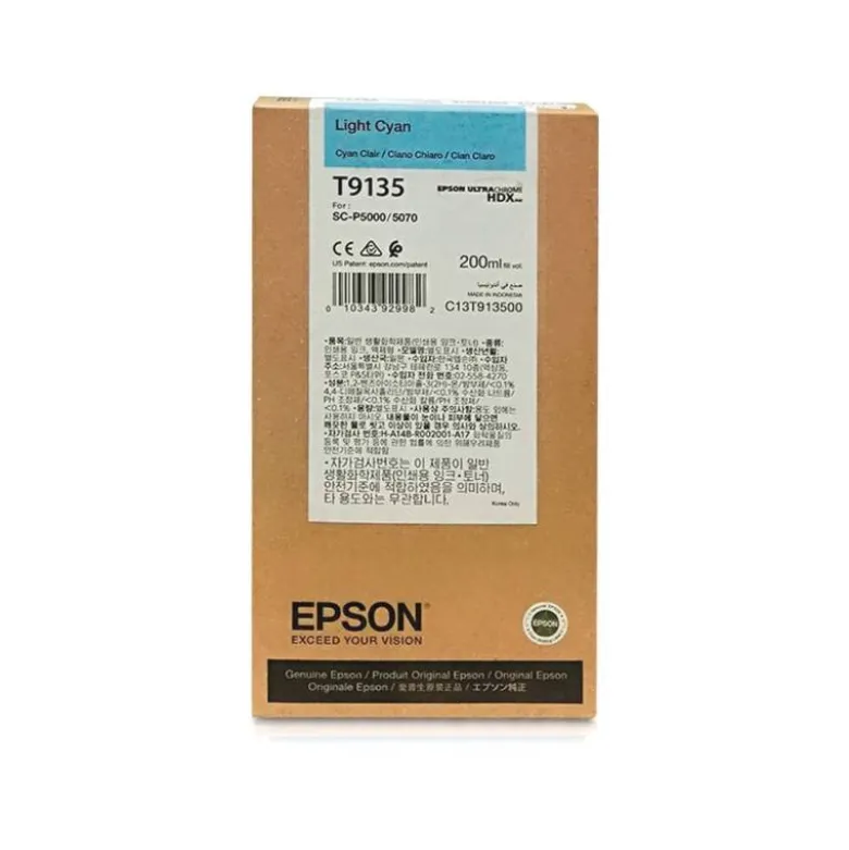 TONER INK-JET EPSON T9135 COLOR CIAN CLARO C13T913500