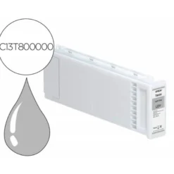 TONER INK-JET EPSON T8000 COLOR GRIS CLARO C13T800000