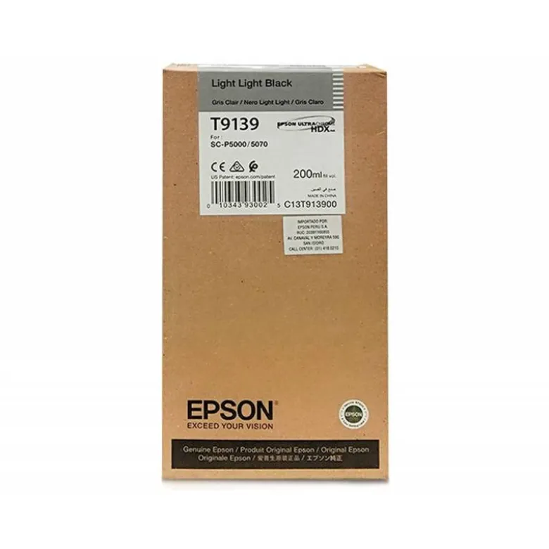 TONER INK-JET EPSON T9139 COLOR GRIS C13T913900