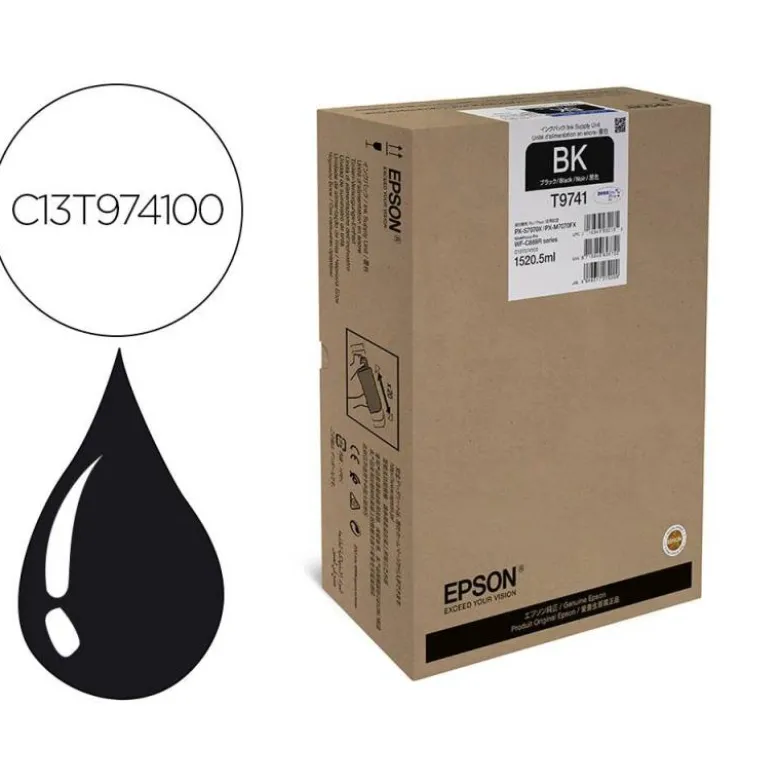 TONER INK-JET EPSON T9741 COLOR NEGRO C13T974100