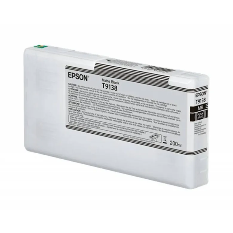 TONER INK-JET EPSON T9138 NEGRO MATE C13T913800