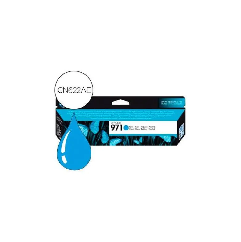 TONER INK-JET HP 971 COLOR CIAN CN622AE