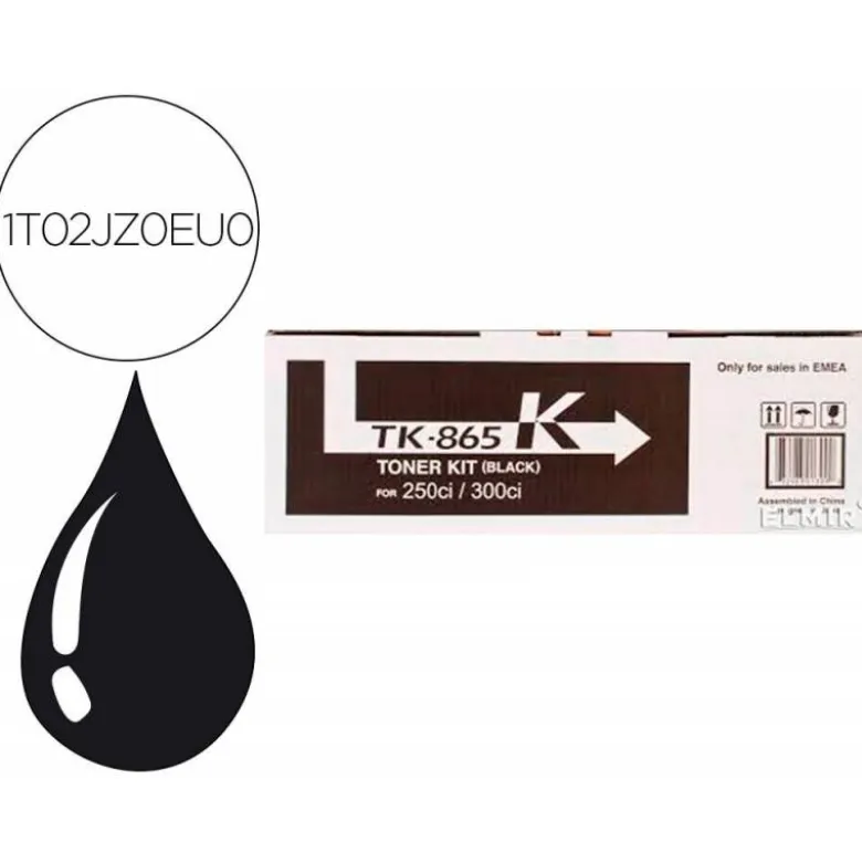 TONER KYOCERA -MITA TASKALFA 250CI / 300CI TK865K MFP TONER NEGRO
