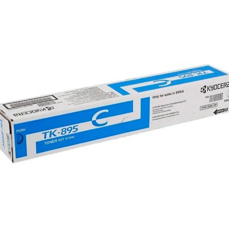 TONER KYOCERA -MITA TK895C FSC-8020MCP / 8025MCP / C8520 / C8525 LASER CIAN TK895C