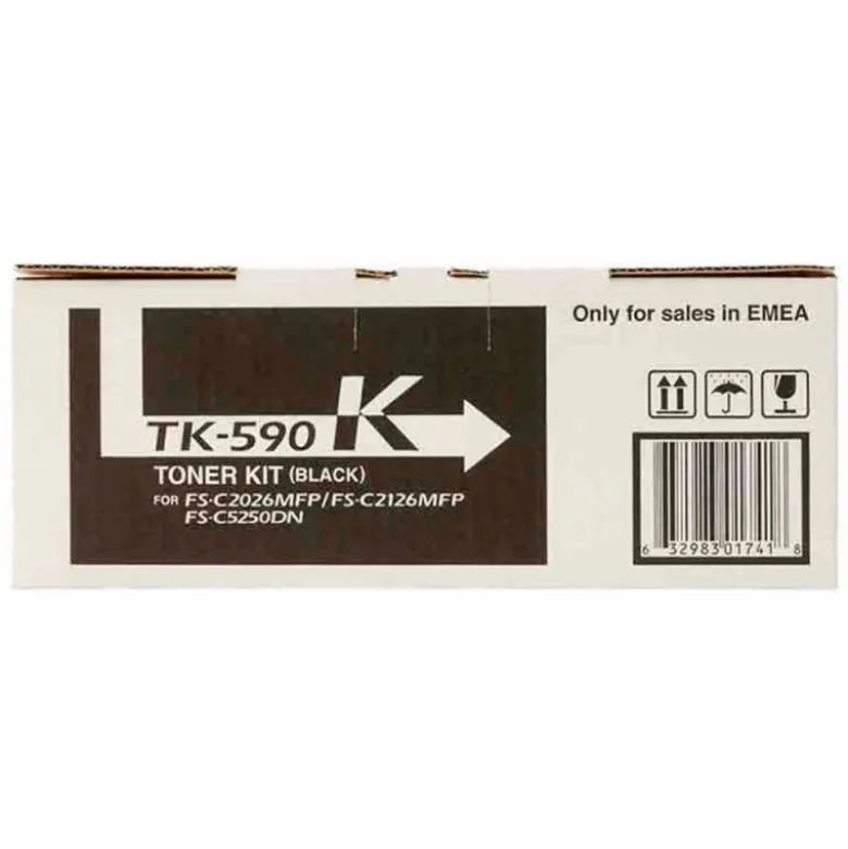 TONER KYOCERA TK-5195C -MITA COLOR NEGRO TK590K