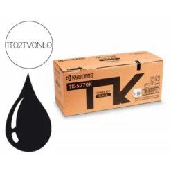 TONER KYOCERA TK5270K NEGRO PARA ECOSYS M6230 / 6630CIDN