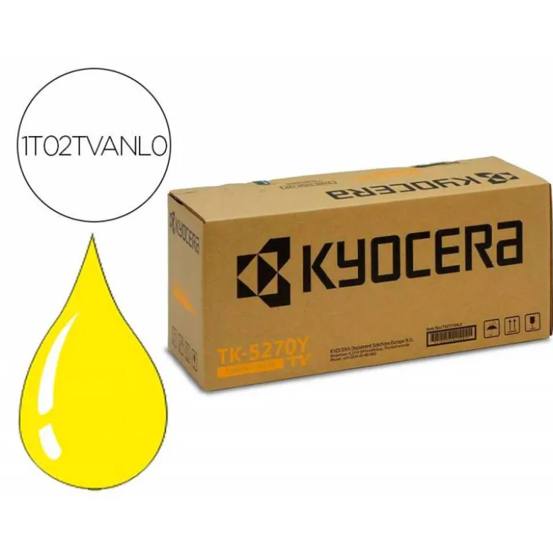 TONER KYOCERA TK5270Y AMARILLO PARA ECOSYS M6230 / 6630CIDN
