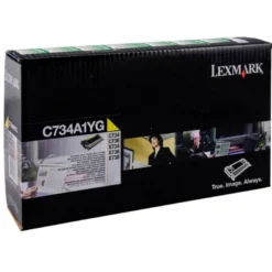 TONER LASER LEXMARK C734 AMARILLO 6000 PAGINAS