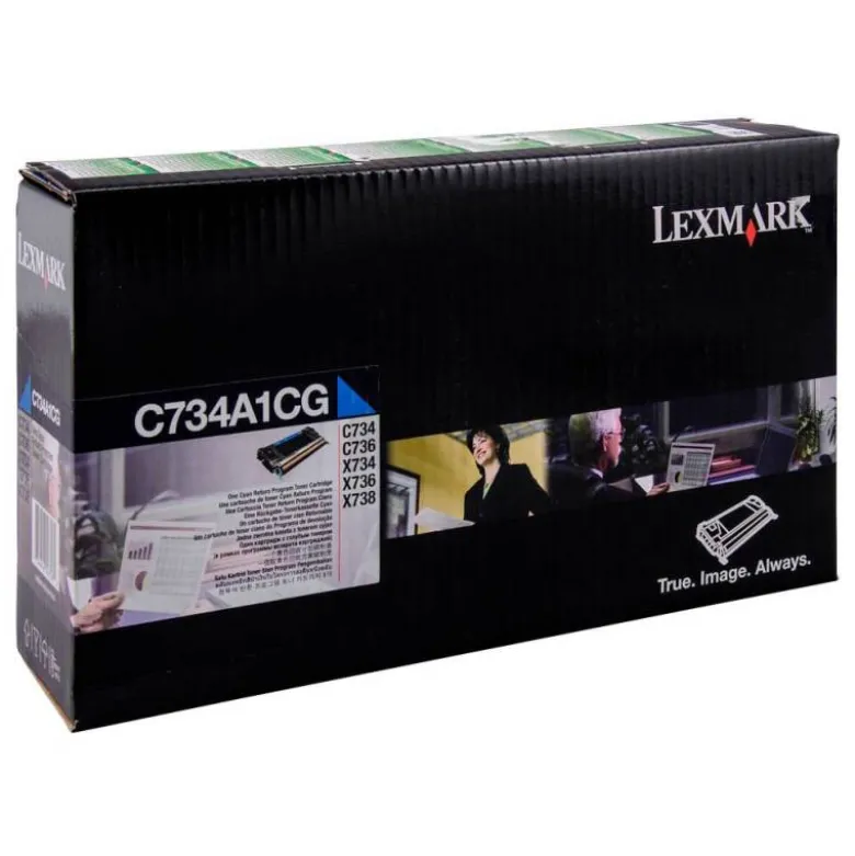 TONER LASER LEXMARK C734 CIAN 6000 PAGINAS